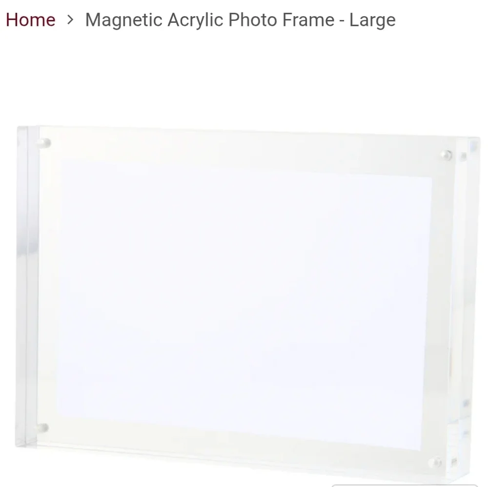 ❤️BUY 2 GET 1 FREE  Magnetic Acrylic Photo Frame - Large